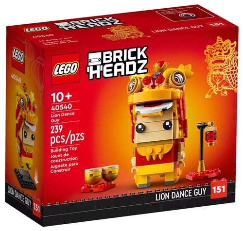 LEGO® BrickHeadz™ 40540 L'as de la danse du lion État correct - N/A reconditionné disponible sur Fnac