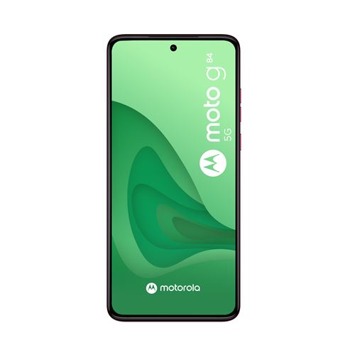 Smartphone Motorola G84 6,5"" 5G Double nano SIM 256 Go Rouge État correct - Motorola reconditionné disponible sur Fnac