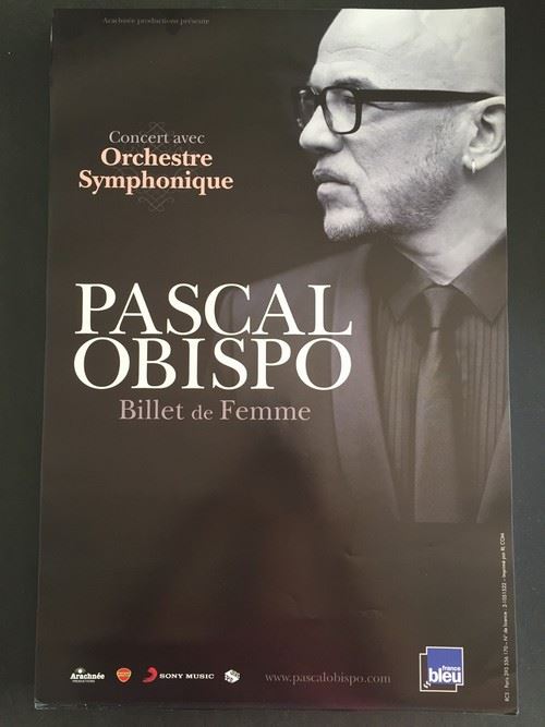 Pascal OBISPO - 40x60 cm - AFFICHE / POSTER État correct - N/A reconditionné disponible sur Fnac