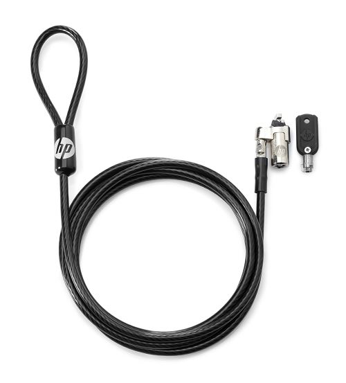 HP Keyed Cable Lock 10 mm Noir État correct - Hewlett-Packard reconditionné disponible sur Fnac
