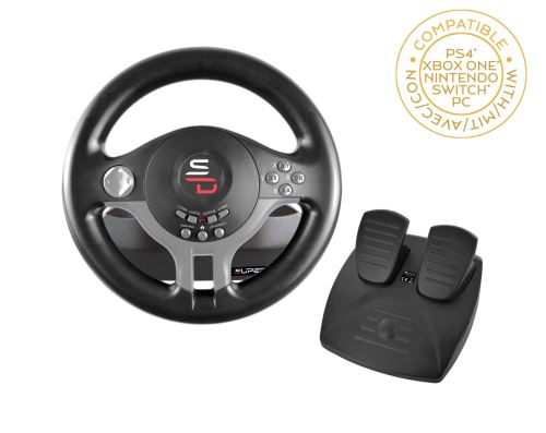Volant Noir Subsonic Driving Wheel pour console État correct - Subsonic reconditionné disponible sur Fnac
