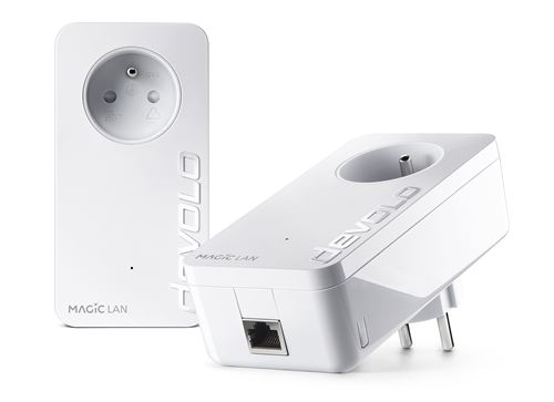 Acheter Kit de démarrage 2 adaptateurs CPL Devolo Magic 1 LAN Blanc État correct - 81,99 € Kit de démarrage 2 adaptateurs CPL Devolo Magic 1 LAN Blanc État correct - Devolo reconditionné disponible sur Fnac