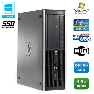 Pc hp compaq elite 8100 sff intel core i5 3.2ghz 4go 240go ssd graveur wifi w7 État correct - Hewlett-Packard reconditionné disponible sur Fnac