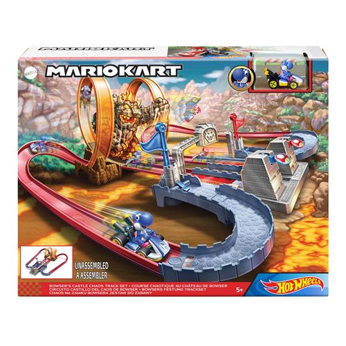 Coffret Hot Wheels Course Chaotique au Château de Bowser Mario Kart État correct - Hot Wheels reconditionné disponible sur Fnac