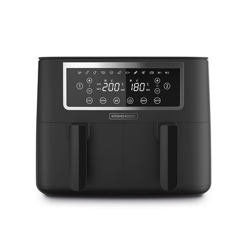Friteuse sans huile Kitchen Cook Airmed 8 2600 W Noir État correct - N/A reconditionné disponible sur Fnac