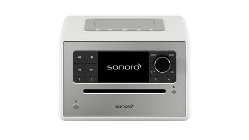Chaîne micro Sonoro Elite Blanc et argent État correct - N/A reconditionné disponible sur Fnac