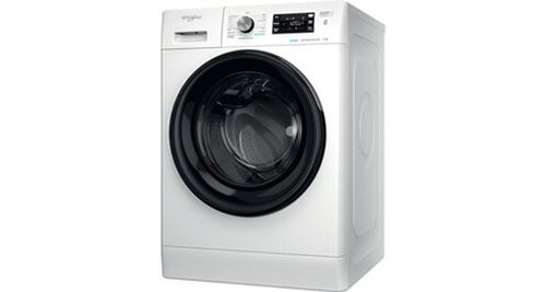 MAL posable, Front, FRESHCARE, Blanc, 7 KG, 1400 trs, Classe energie B, 54 L, 78dB, Moteur Induction, Big Digit, 6eme Sens, FreshCare+, Steam Refresh, Porte noire État correct - Whirlpool reconditionné disponible sur Fnac