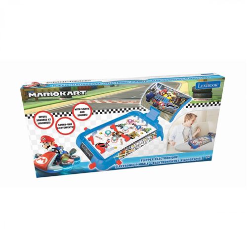Jeu d'adresse Lexibook Flipper électronique Mario Kart avec effets sonores et lumineux État correct - Lexibook reconditionné disponible sur Fnac