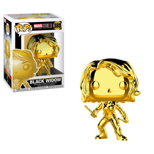Figurine Funko Pop Bobble Black Widow Chrome Marvel État correct - Funko reconditionné disponible sur Fnac