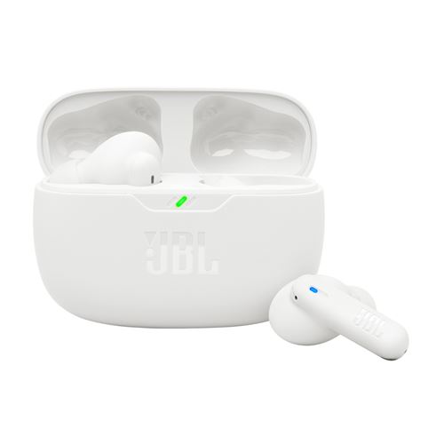 Ecouteurs intra-auriculaires sans fil Bluetooth JBL Wave Beam 2 avec réduction de bruit Blanc État correct - JBL reconditionné disponible sur Fnac