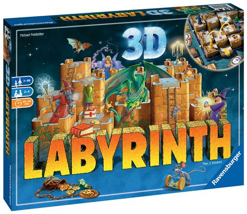 Jeu classique Ravensburger Labyrinthe 3D - État correct Ravensburger sur Fnac