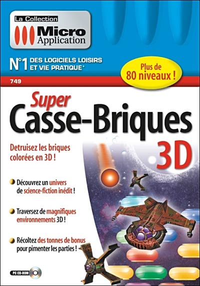 Acheter Super Casse Briques 3D État correct - 16,00 € Super Casse Briques 3D État correct - Avanquest reconditionné disponible sur Fnac