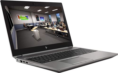 HP ZBook 15 G6 Station de Travail Mobile Argent 39,6 cm (15.6) 1920 x 1080 Pixels Intel Core i7 de 9e génération 16 Go DDR4-SDRAM 512 Go SSD NVIDIA Quadro T2000 Wi-FI 6 (802.11ax) Windows 10 Pro État correct - Hewlett-Packard reconditionné disponible sur Fnac