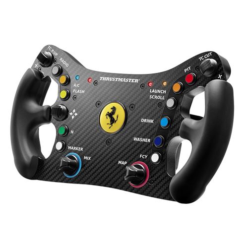 Volant gaming Thrustmaster Ferrari 488 GT3 Wheel Add-On pour PC PS5 PS4 Xbox Series XS Xbox One Gris État correct - Thrustmaster reconditionné disponible sur Fnac