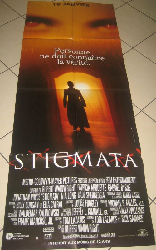 Stigmata AFFICHE CINEMA ORIGINALE État correct - N/A reconditionné disponible sur Fnac