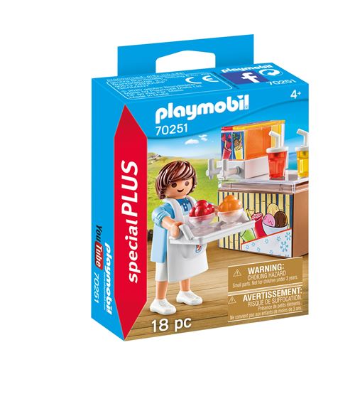 Acheter PLAYMOBIL SpecialPlus 70251 Vendeur De Sorbets État correct - 16,00 € PLAYMOBIL SpecialPlus 70251 Vendeur De Sorbets État correct - Playmobil reconditionné disponible sur Fnac