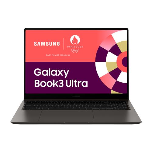 PC Portable Samsung Galaxy Book3 Ultra 16"" Intel Evo Core i9 32 Go RAM 1 To SSD Nvidia GeForce RTX 4070 Anthracite État correct - Samsung reconditionné disponible sur Fnac