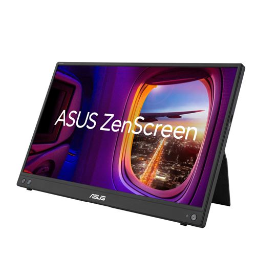 ASUS ZenScreen MB16AHV - Écran LED - 15.6"" - portable - 1920 x 1080 Full HD (1080p) @ 60 Hz - IPS - 250 cd/m² - 800:1 - 5 ms - Mini HDMI, 2xUSB-C - noir État correct - N/A reconditionné disponible sur Fnac