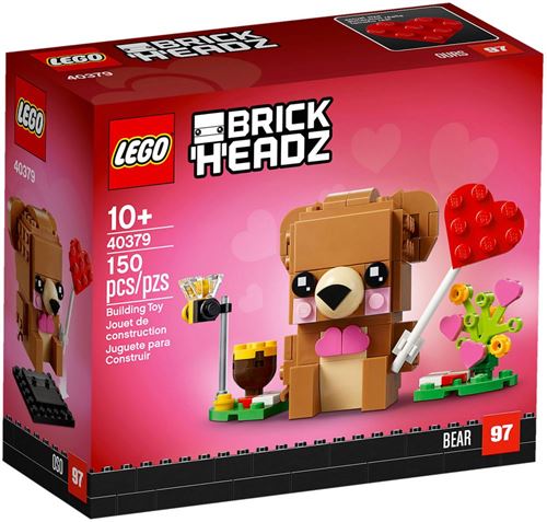 LEGO® BrickHeadz™ 40379 L'ours de la Saint-Valentin État correct - N/A reconditionné disponible sur Fnac