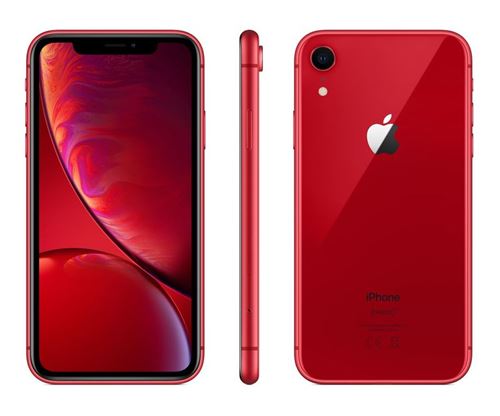 Apple iPhone Xr - (PRODUCT) RED - 4G smartphone - double SIM / Mémoire interne 64 Go - Écran LCD - 6.1"" - 1792 x 828 pixels - rear camera 12 MP - front camera 7 MP - Telekom - rouge mat État correct - Apple reconditionné disponible sur Fnac