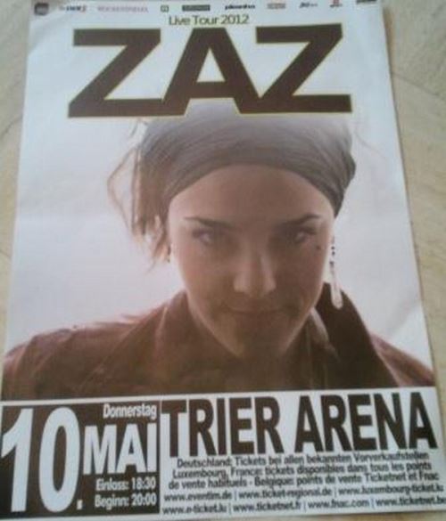 ZAZ - 29x42 cm - AFFICHE / POSTER État correct - N/A reconditionné disponible sur Fnac