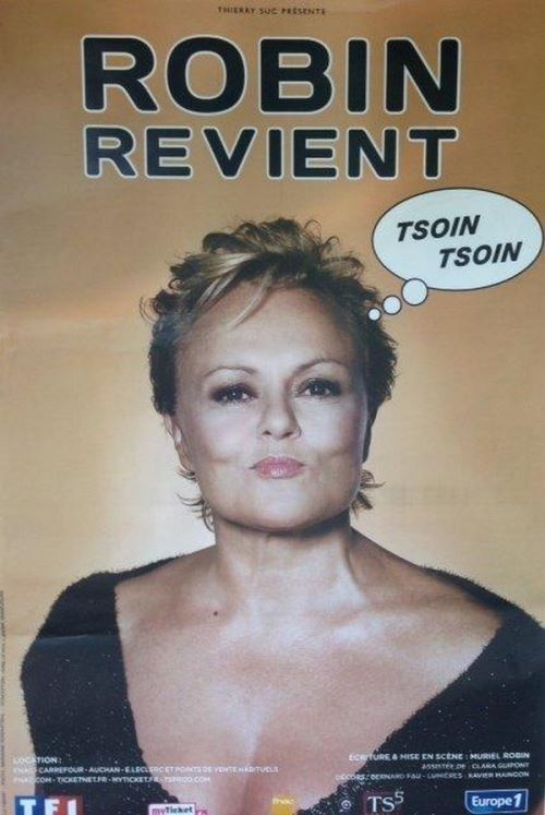 Muriel Robin Revient - 80x120 cm - AFFICHE / POSTER État correct - N/A reconditionné disponible sur Fnac