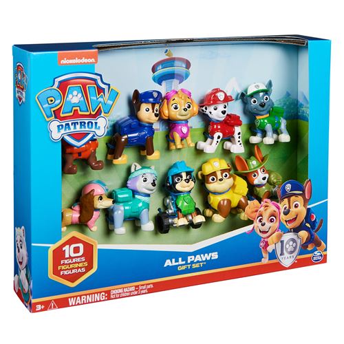 Multipack 10 Figurines Paw Patrol 10ème Anniversaire Pat’Patrouille État correct - Paw Patrol reconditionné disponible sur Fnac