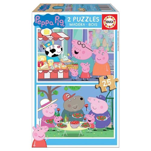 Peppa Pig puzzle 2x25pcs État correct - N/A reconditionné disponible sur Fnac