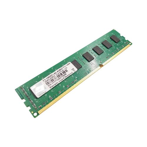 Barrette Mémoire 2Go RAM DDR3 G.Skill F3-10600CL9D-4GBNT DIMM PC3-10600 État correct - N/A reconditionné disponible sur Fnac