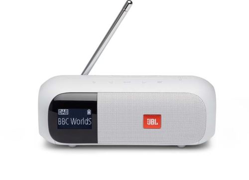Radio portable DAB/DAB+/FM JBL Tuner 2 Blanc avec Bluetooth - État correct JBL sur Fnac