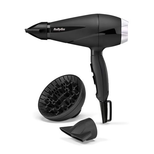 Sèche-cheveux BaByliss Turbo Pro 2100 6710DE 2100 W Noir État correct - BaByliss reconditionné disponible sur Fnac