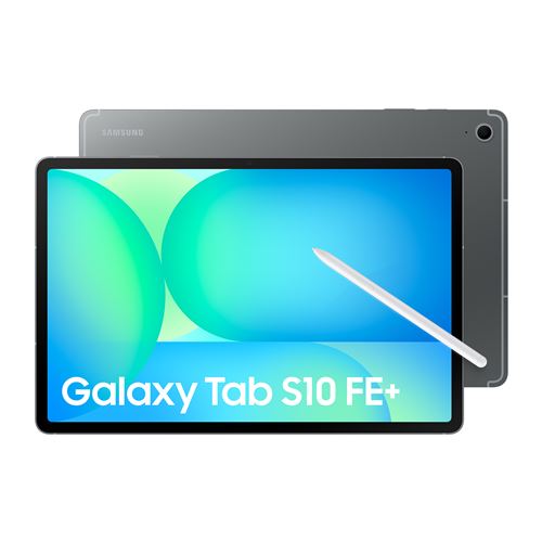 Tablette Tactile Samsung Galaxy Tab S10 FE+ 13,1"" 5G 128 Go Gris État correct - Samsung reconditionné disponible sur Fnac