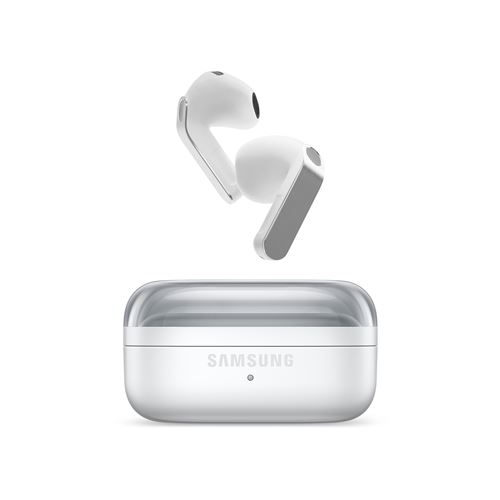 Ecouteurs intra-auriculaires sans fil True Wireless Samsung Buds4 avec réduction de bruit active Blanc État correct - Samsung reconditionné disponible sur Fnac