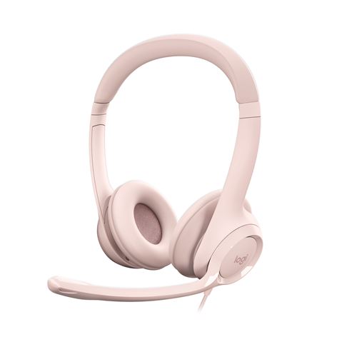 Casque PC filaire USB Logitech H390 pour ordinateur Rose État correct - N/A reconditionné disponible sur Fnac