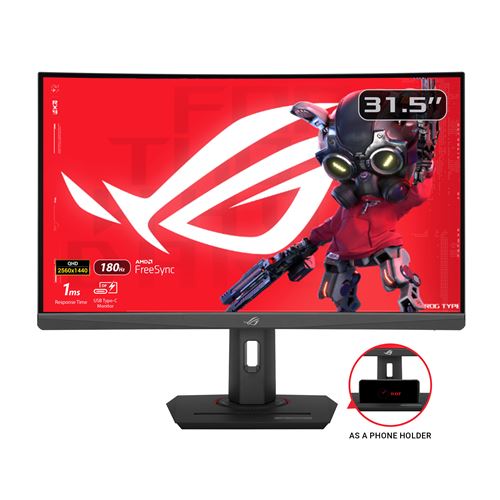 Ecran PC gaming Asus ROG Strix XG32WCS 32"" Incurvé 180 Hz QHD État correct - Asus reconditionné disponible sur Fnac