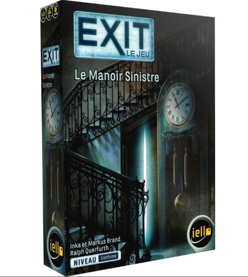 Acheter Jeu d'escape game Iello Exit Le manoir sinistre État correct - 19,00 € Jeu d'escape game Iello Exit Le manoir sinistre État correct - Iello reconditionné disponible sur Fnac
