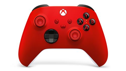 Manette sans fil Microsoft Xbox Pulse Red pour Xbox et PC État correct - Microsoft reconditionné disponible sur Fnac