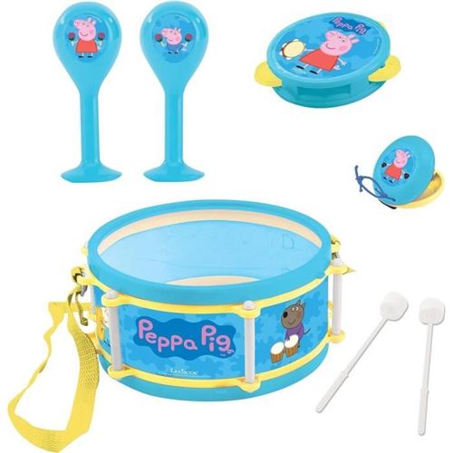 Acheter Lexibook - Set Musical Peppa Pig - 7 instruments - Rangement dans le tambour État correct - 11,93 € Lexibook - Set Musical Peppa Pig - 7 instruments - Rangement dans le tambour État correct - N/A reconditionné disponible sur Fnac