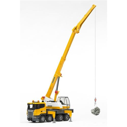 Camion Scania R-serie Avec Grue Liebherr Intégrée - Bruder Multicolore État correct - Bruder reconditionné disponible sur Fnac