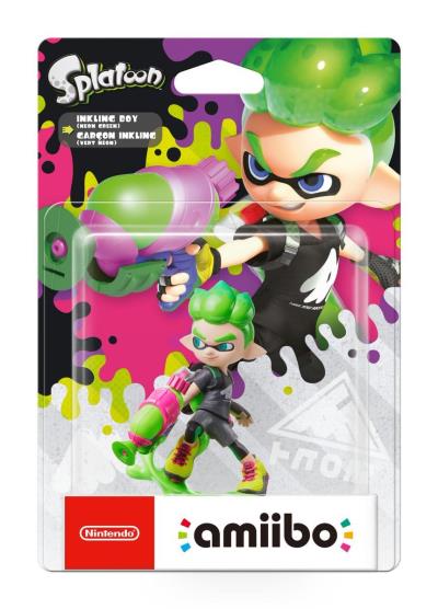 Figurine Amiibo Garçon Inkling Vert Néon État correct - Nintendo reconditionné disponible sur Fnac