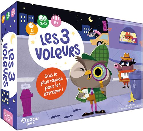 Jeu de cartes Auzou Les 3 voleurs État correct - N/A reconditionné disponible sur Fnac