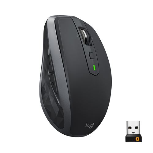 Souris sans fil Logitech MX Anywhere 2S Noir Graphite État correct - Logitech reconditionné disponible sur Fnac