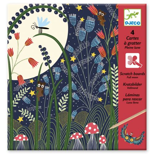 Carte à Gratter Djeco Pleine Lune État correct - Djeco reconditionné disponible sur Fnac