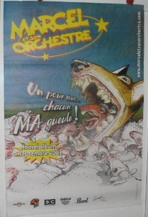 Marcel et son orchestre - 80x120 cm - AFFICHE / POSTER État correct - N/A reconditionné disponible sur Fnac