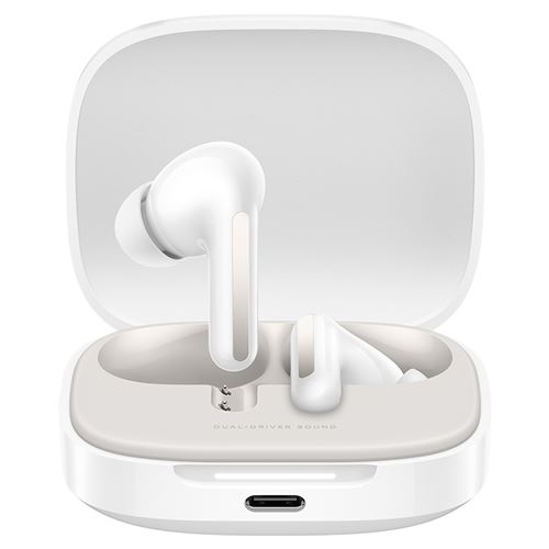 Ecouteurs intra-auriculaires sans fil Xiaomi Redmi buds 6 Bluetooth avec réduction active du bruit Blanc État correct - Xiaomi reconditionné disponible sur Fnac