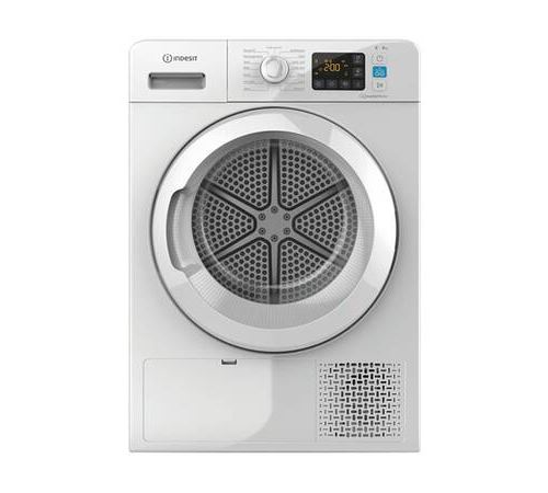 Indesit YT M11 82 X FR - Sèche-linge - largeur : 59.5 cm - profondeur : 64.9 cm - hauteur : 84.9 cm - chargement frontal - blanc État correct - Indesit reconditionné disponible sur Fnac
