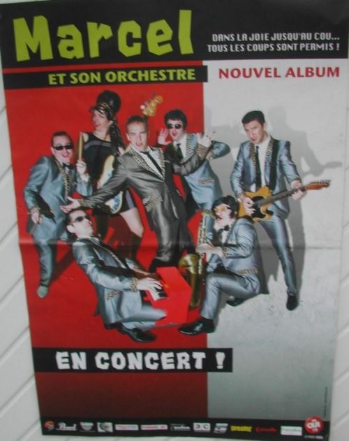 Marcel Et Son Orchestre - 68x100 cm - AFFICHE / POSTER État correct - N/A reconditionné disponible sur Fnac