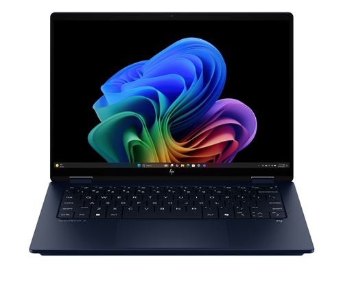 PC portable HP OmniBook X Flip Next Gen AI 14-fm0007nf 14” Ecran tactile OLED Copilot+ Intel® Core™ Ultra 7 32 Go RAM 1 To SSD Bleu atmosphérique État correct - Hewlett-Packard reconditionné disponible sur Fnac