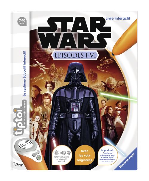 Acheter Livre éducatif Tiptoi Star Wars Episode I-VI Ravensburger État correct - 44,93 € Livre éducatif Tiptoi Star Wars Episode I-VI Ravensburger État correct - Ravensburger reconditionné disponible sur Fnac