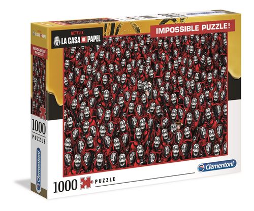 Puzzle 1000 pièces Clementoni La Casa de Papel Impossible État correct - Clementoni reconditionné disponible sur Fnac
